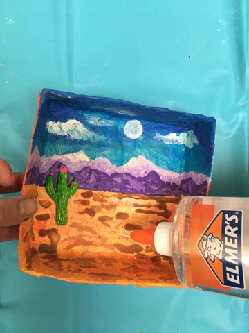 Art teacher Tracy Evans created a unique Biome Box as her submission for the ACTÍVA Products Art Teacher Mystery Box contest.  Get her full lesson plan here.